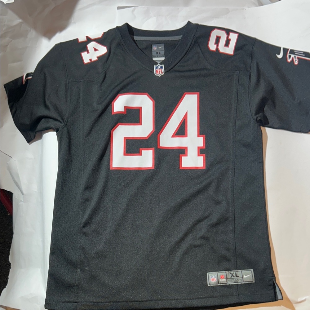 Atlanta Falcons Devonta Freeman #24 Black NFL Jersey